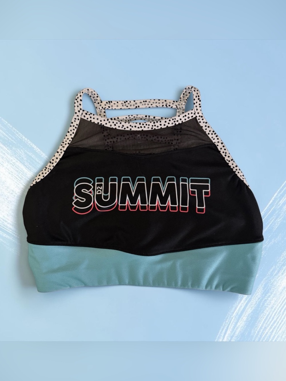 Varsity Spirit Cheerleading High Neck Sports Bra